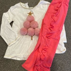 Toddler girl Christmas outfit